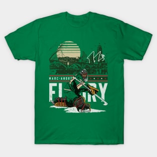 Marc-Andre Fleury Minnesota City Skyline T-Shirt